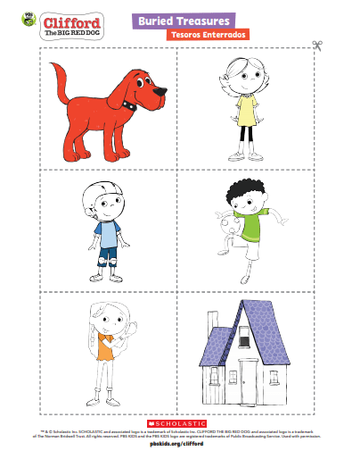 Becerro, berro, cagafierro, cencerro, cerro, cortafierro, destierro, encierro, entierro, entrehierro, ferro, fierro, gamberro, . Tesoros Enterrados Clifford El Gran Perro Colorado Pbs Learningmedia