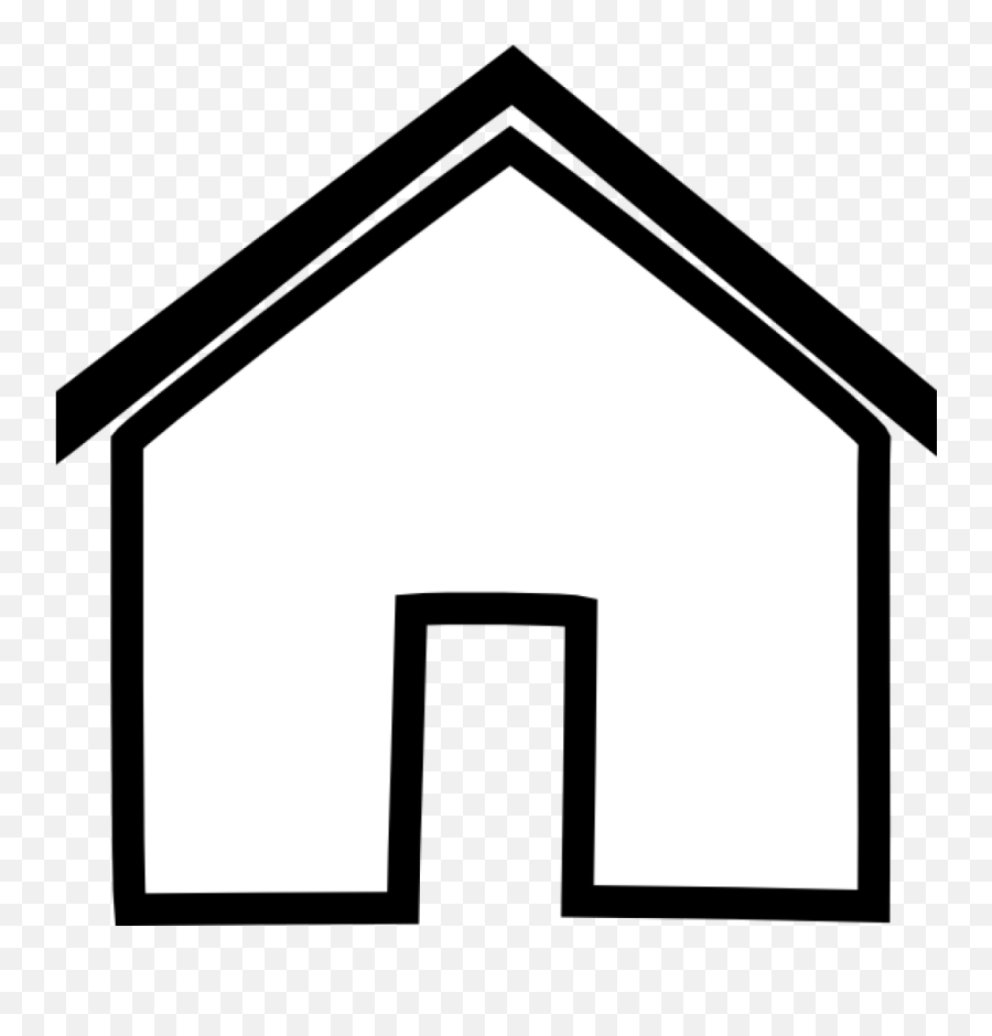 House Outline Clipart Black Clip Art Home Clipart Black And White Png White House Transparent Background Free Transparent Png Images Pngaaa Com
