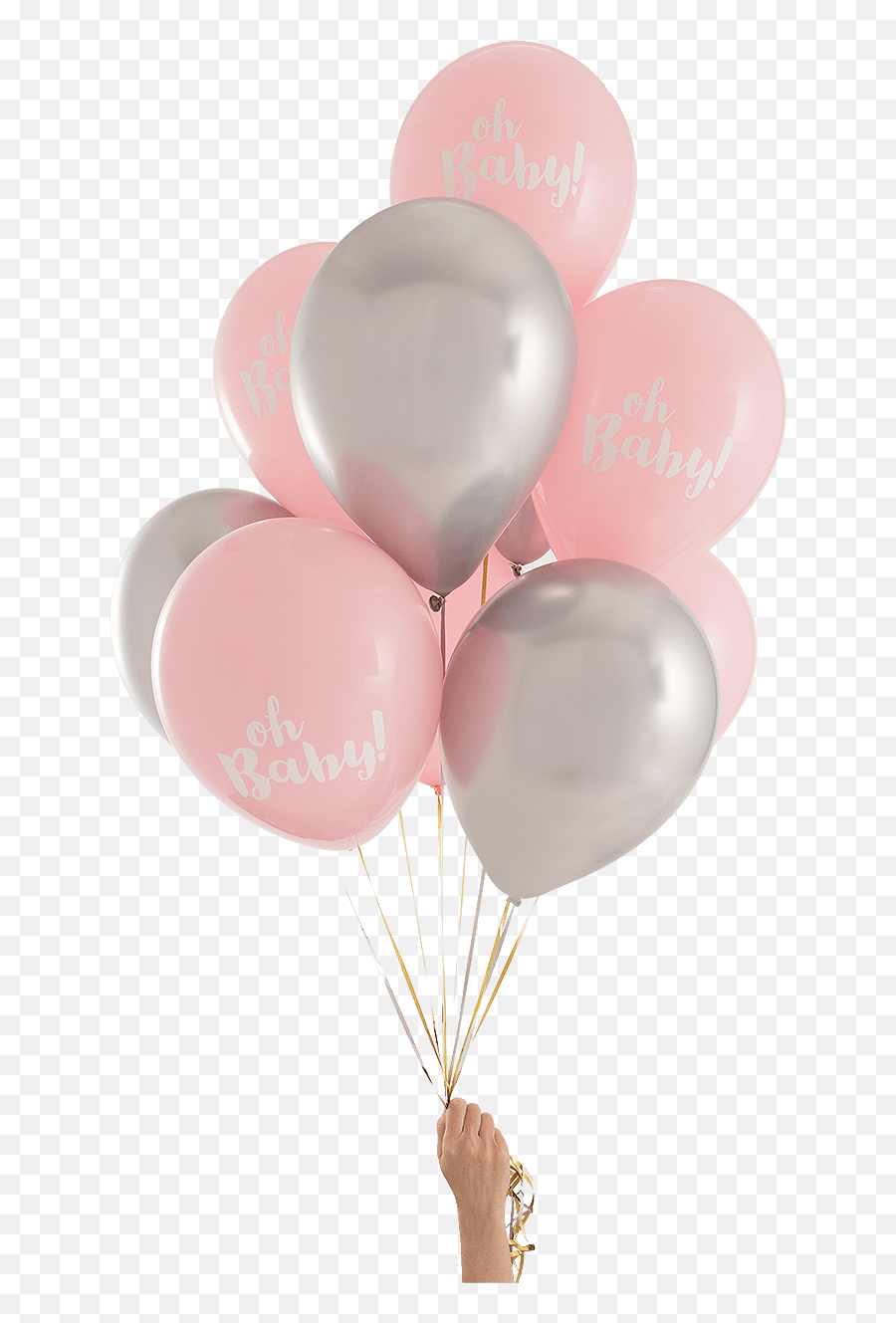 Transparent background silver balloons png png images with transparent background free to download. Oh Baby Pink U0026 Silver Party Balloons 14 Transparent Pink Balloons Png White Balloons Png Free Transparent Png Images Pngaaa Com
