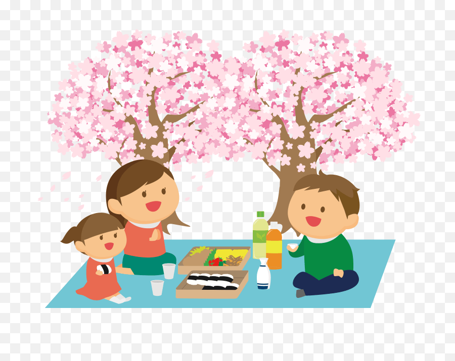 From wooden picnic tables to rustic picnic tables, check out picnic table decor. Family Picnic In Spring Clipart Cherry Blossom Picnic Cartoon Png Spring Clipart Png Free Transparent Png Images Pngaaa Com