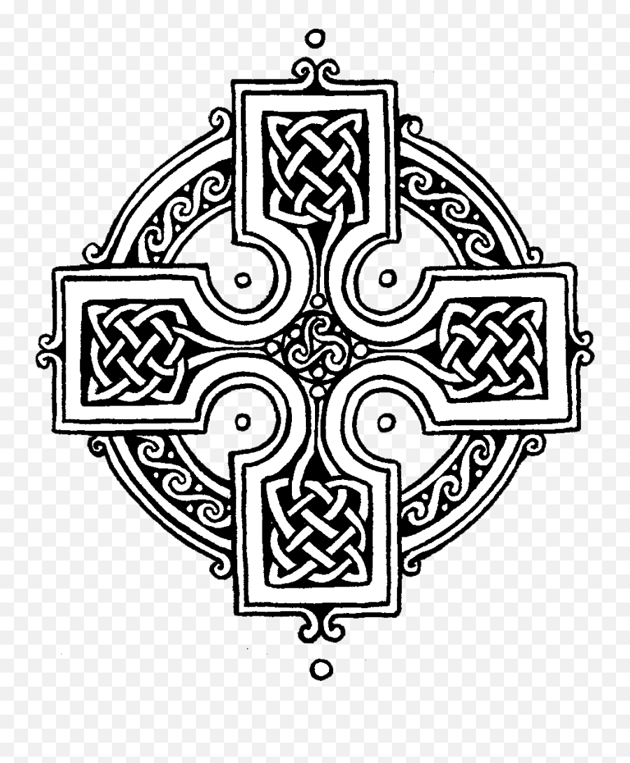 Irish Clipart Celtic Knot - Round Celtic Cross Tattoo Png,Celtic Knot Transparent Background - Free Transparent Png Images - Pngaaa.com 1089_x_900_png