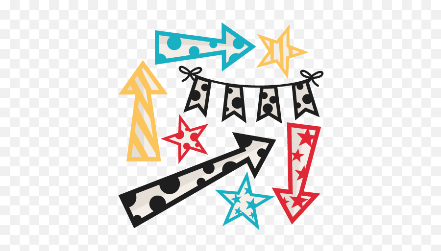 Then use these cute arrow cut files for your cricut machine! Arrows Stars And Banner Set Svg Scrapbook Cut File Cute Carnival Arrow Svg Png Cute Arrow Png Free Transparent Png Images Pngaaa Com