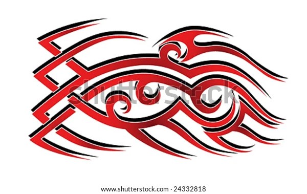 Fire Eye Tattoo Stock Illustration 64591900 379_x_600_jpg