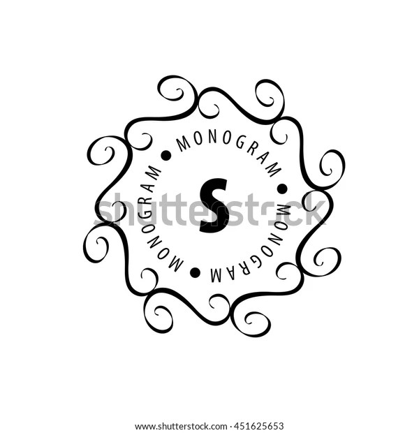 The best selection of royalty free monogram frames vector art, graphics and stock illustrations. Monogram Vector Frame Stock Vector Royalty Free 451625653