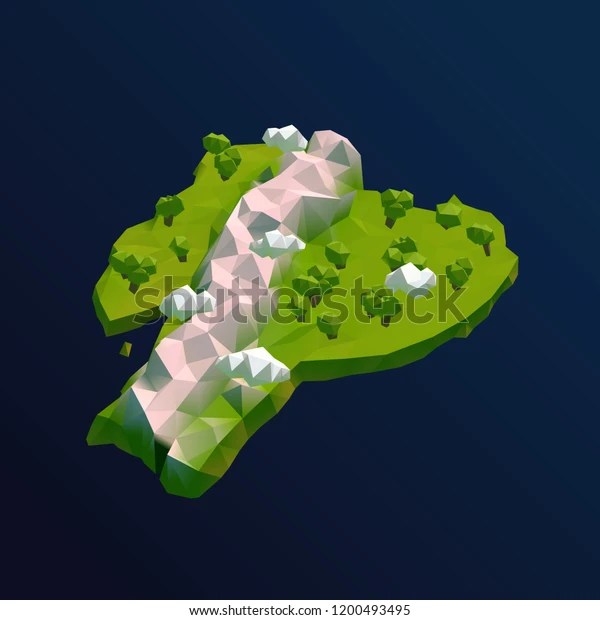 Peru Vector Low Poly 3d Cartoon Stock Vector Royalty Free 1200493495