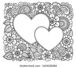Heart coloring pages are a fun way for kids of all ages, adults to develop creativity,&nbsp;. Hearts Coloring Pages Images Stock Photos Vectors Shutterstock