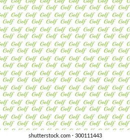 Wall sticker golf course theme poster effect self adhesive decal art décor mural. Seamless Pattern Golf Golf Element Design Stock Vector Royalty Free 300111443