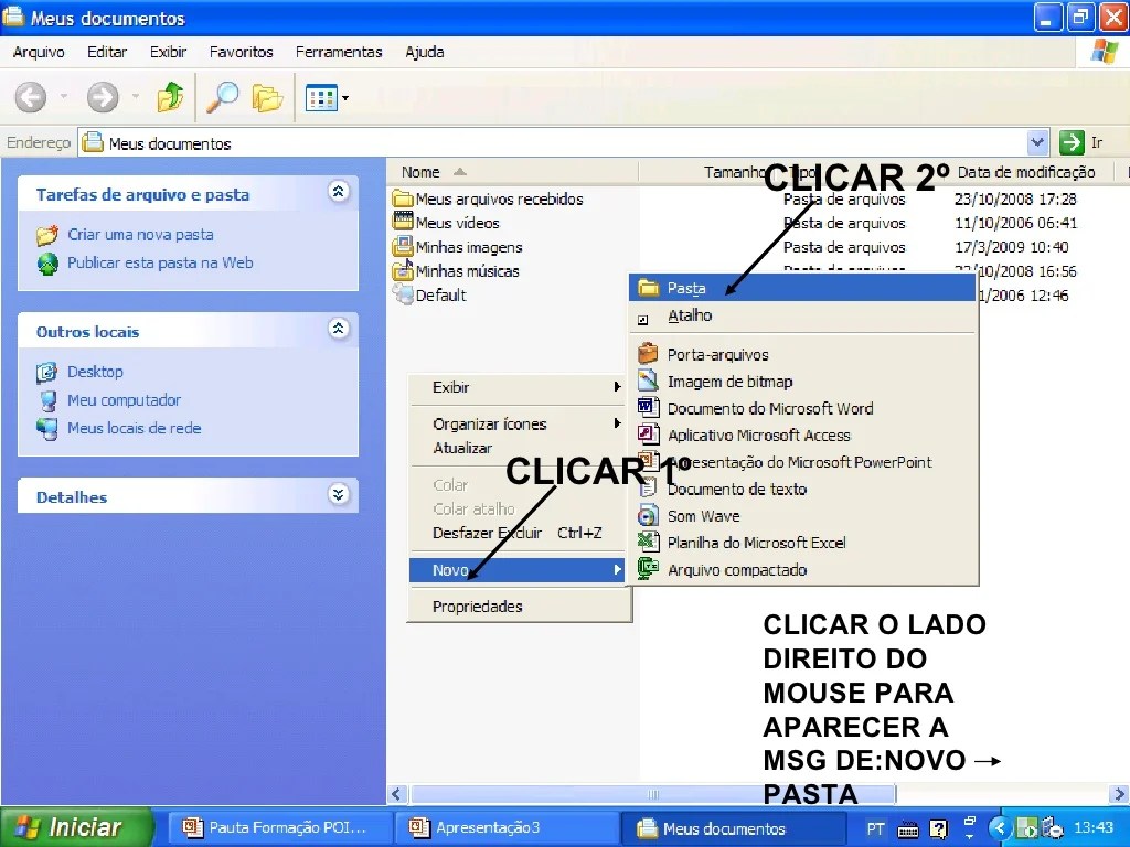 Abrir Pasta No Computador