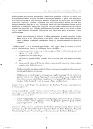 Perkhidmatan perlu disokong dengan surat rasmi arahan pertukaran daripada. Guide Osha Act514 Bm