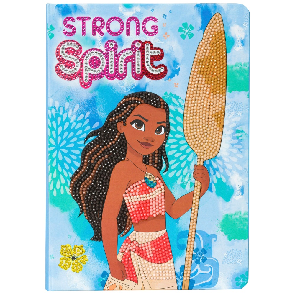 Disney Princess Moana D I Y Diamond Painting Crystal Art Notebook Kit Smyths Toys Uk