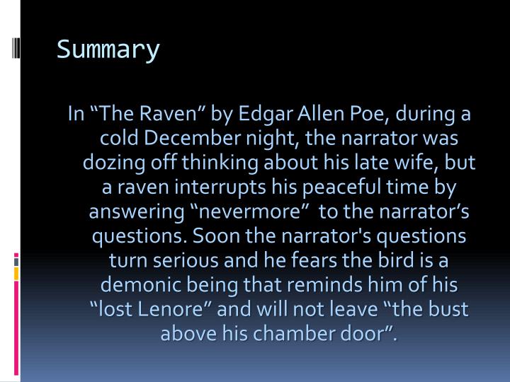 The Raven Edgar Allan Poe Meaning Novocom Top