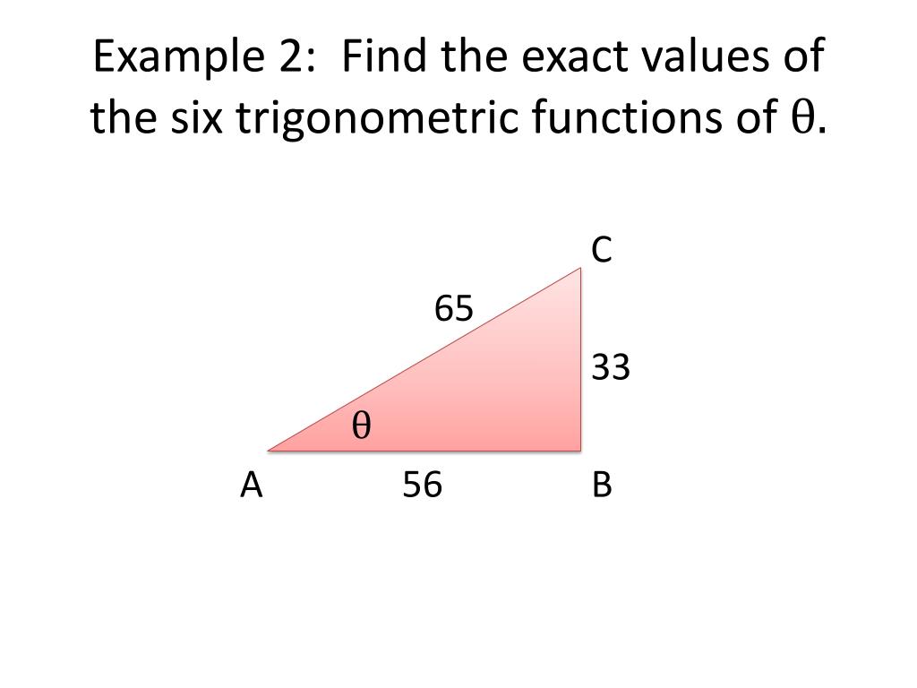 Expected learning outcomes the students will be able to: PPT - 4-1 Right Triangle Trigonometry PowerPoint
