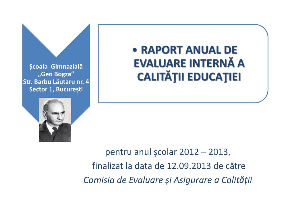 170 geo bogza, 2 str. Ppt Pentru Anul Scolar 201 2 201 3 Finalizat La Data De 1 2 09 201 3 De CÄtre Powerpoint Presentation Id 3101249