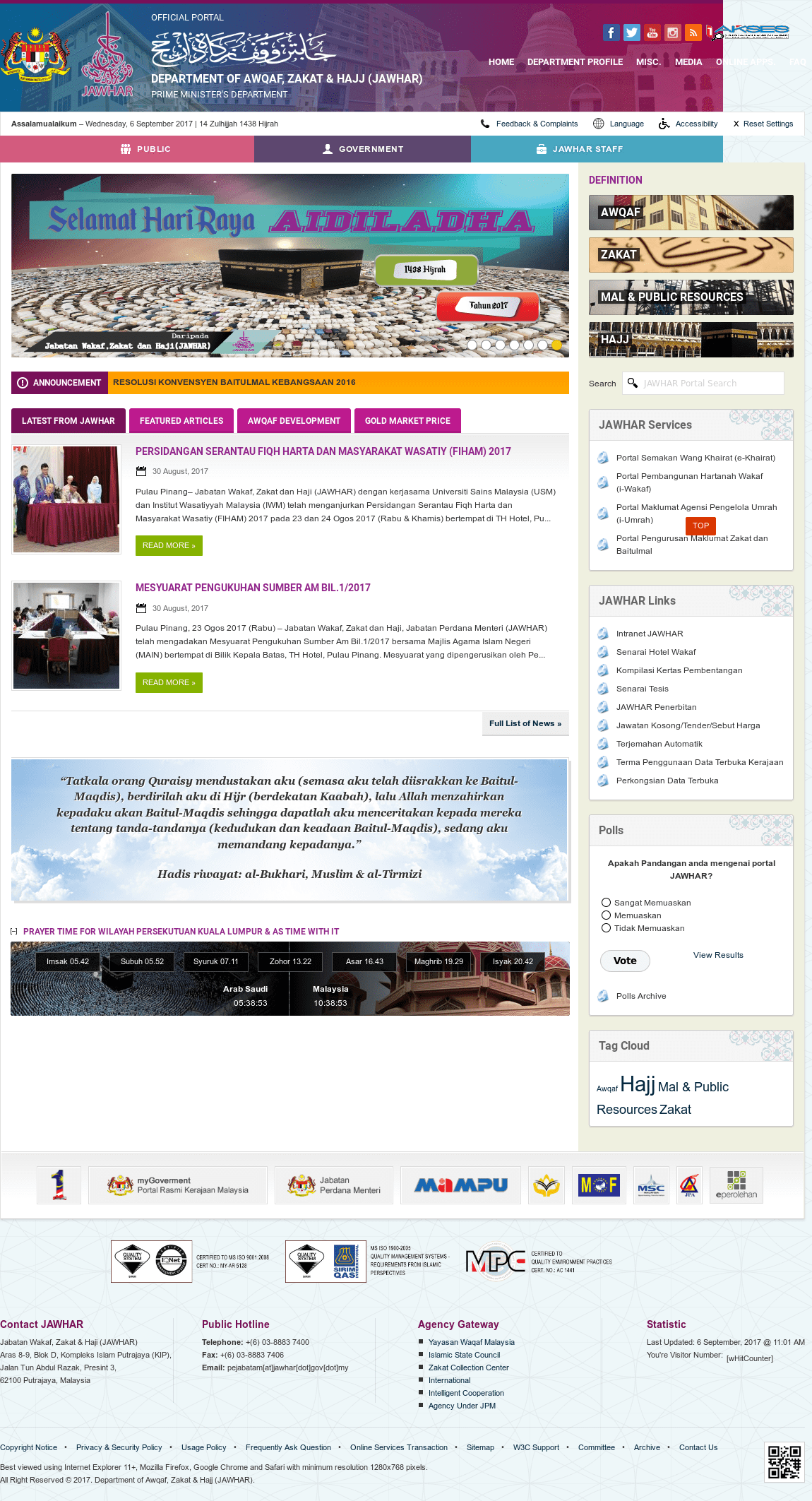Memaparkan perkembangan terkini status pembangunan wakaf di malaysia … Jabatan Wakaf Zakat Dan Haji / Jabatan wakaf, zakat & haji (jawhar). - klaistart