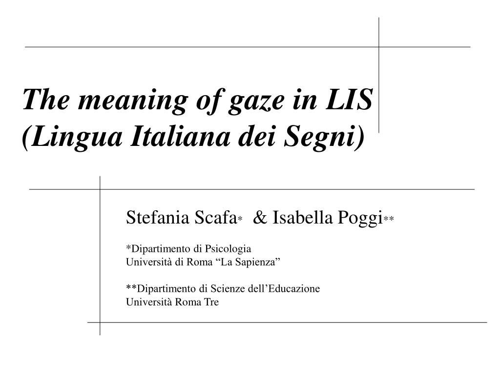 Ppt - Stefania Scafa * & Isabella Poggi ** *Dipartimento Di Psicologia Powerpoint Presentation - Id:4136204 793_x_1024_jpg