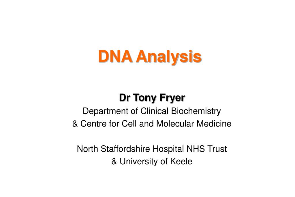 Check course duration, tuition fees per year, and admission requirements & procedure. Ppt Dna Analysis Powerpoint Presentation Free Download Id 4249035