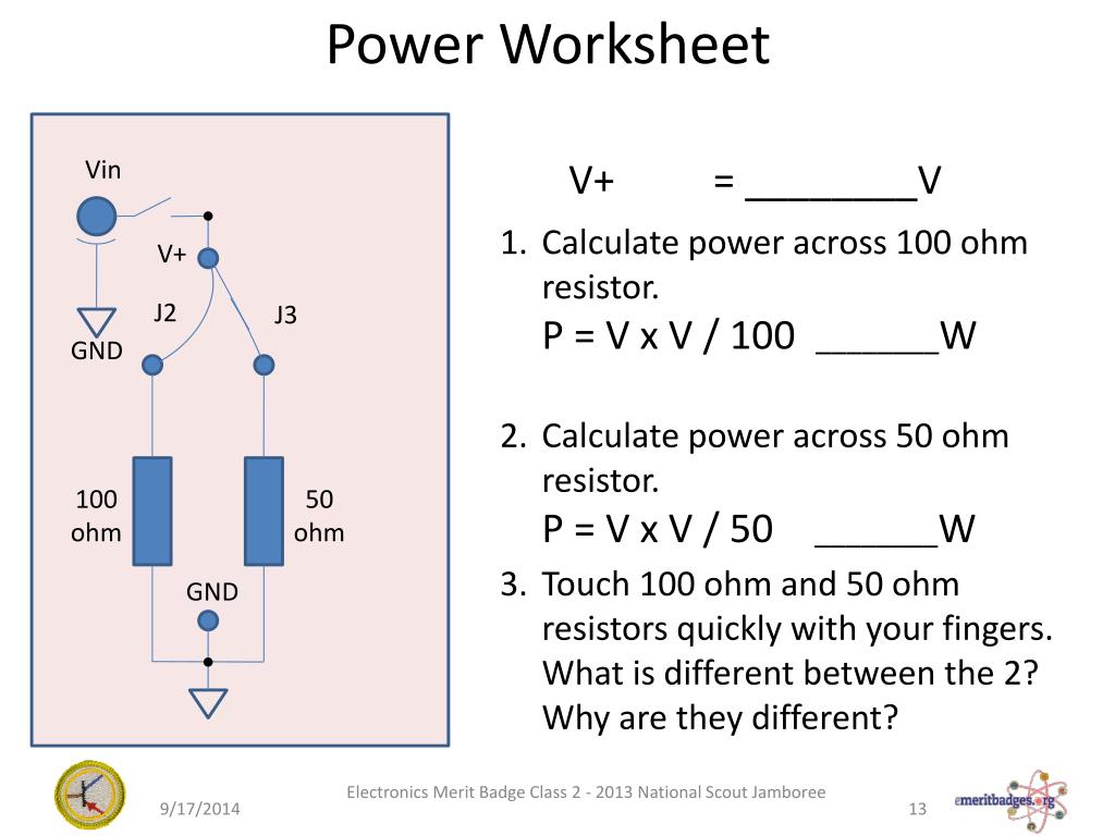 The work space provided for each requirement should be used by the scout to . Ppt Electronics Merit Badge Class 2 Powerpoint Presentation Free Download Id 4518295