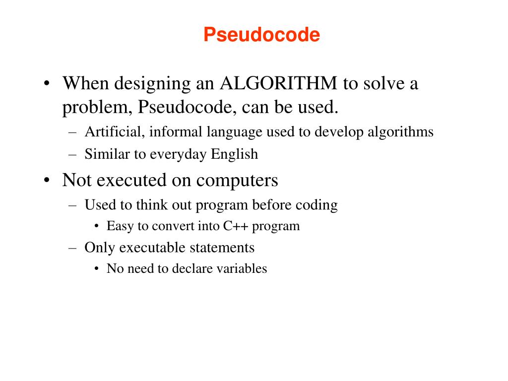This allows us to place calls across international borders without any significant problems. PPT - Pseudocode PowerPoint Presentation, free download