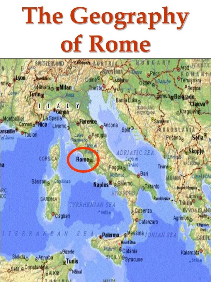 Free template powerpoint keren 250+ slides. PPT - The Geography of Rome PowerPoint Presentation, free