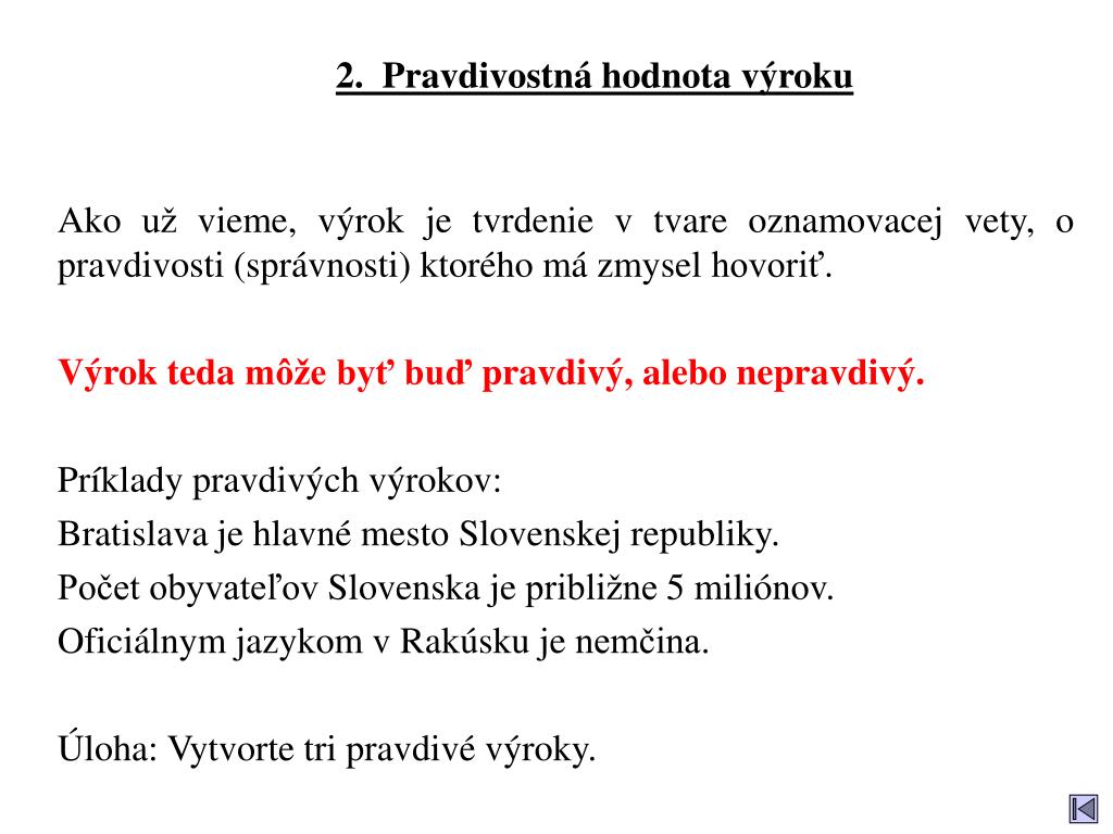 Ppt Logika Doplnkovy Material K Predmetu Logika Mnoziny Relacie Autori Doc Rndr Pavel Hic Csc Powerpoint Presentation Id 5599709