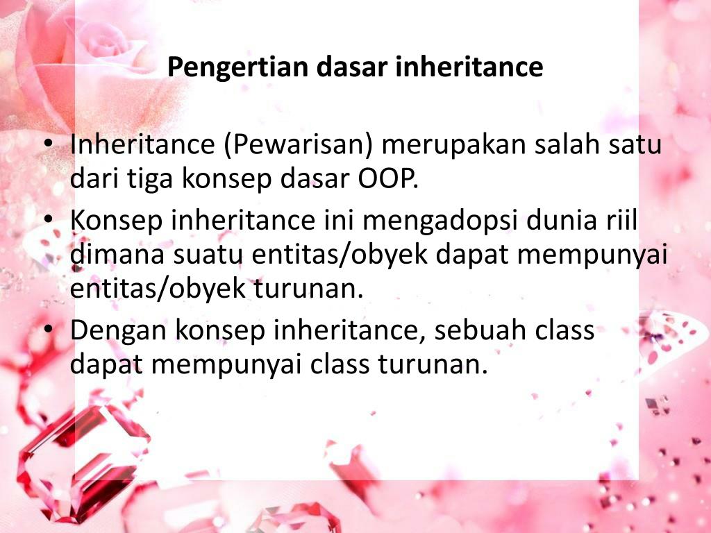 PPT - Inheritance (Pewarisan) PowerPoint Presentation, free download -  ID:5800183