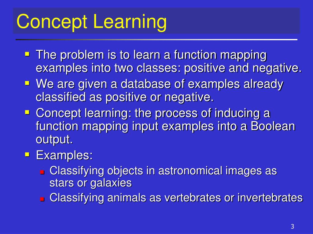 One of the unsolved problems in the field of human concept learning concerns the factors that determine the subjective difficulty of concepts: Ppt Chapter 2 Concept Learning Powerpoint Presentation Free Download Id 5875721