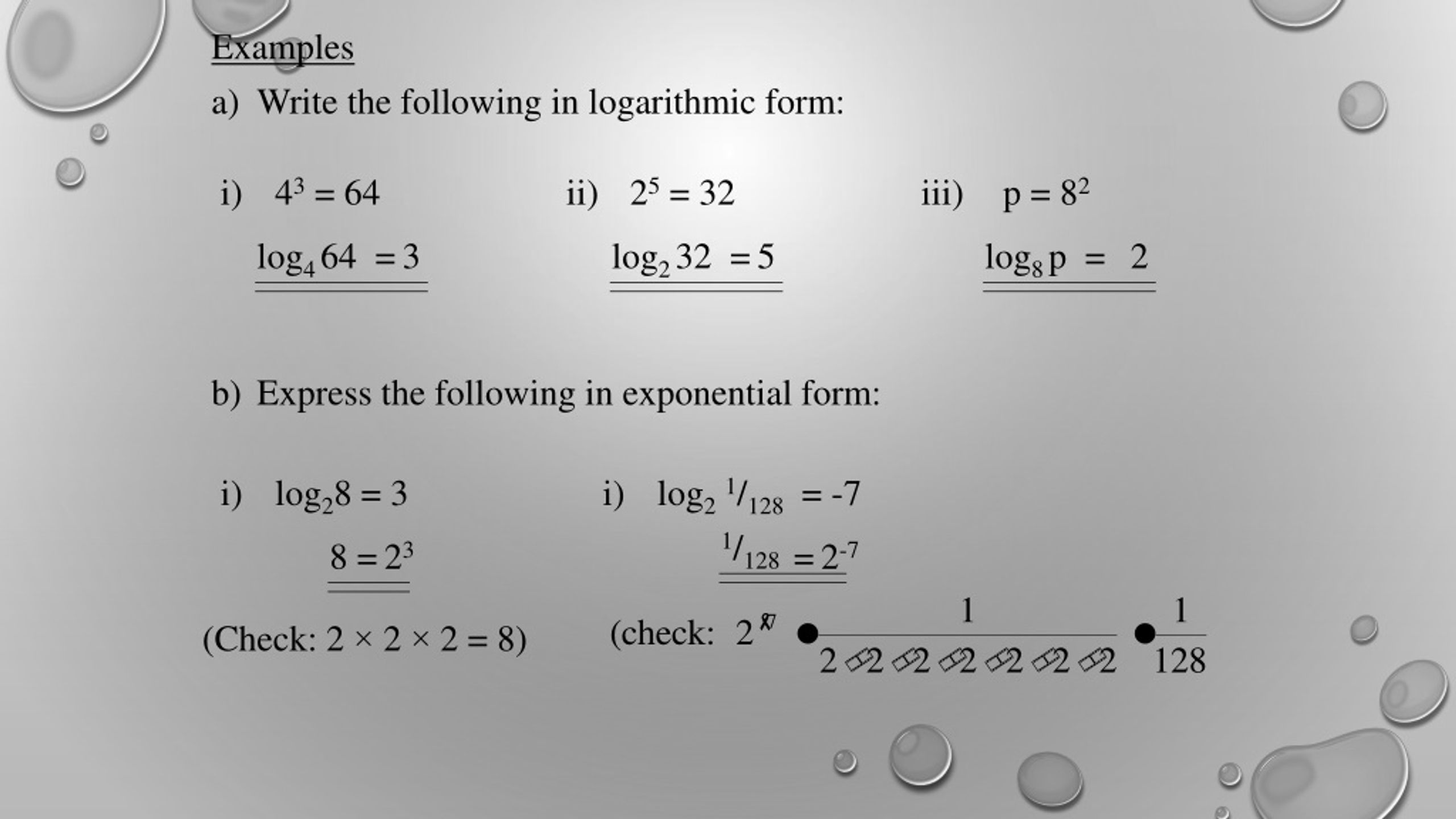 PPT - Logarithms PowerPoint Presentation, free download - ID:1129050