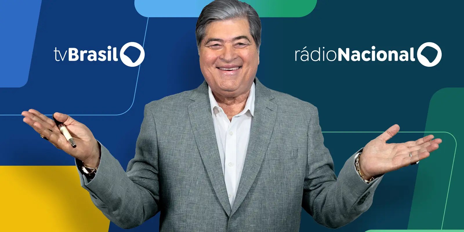 Datena estreia programa de entrevistas na TV Brasil em março