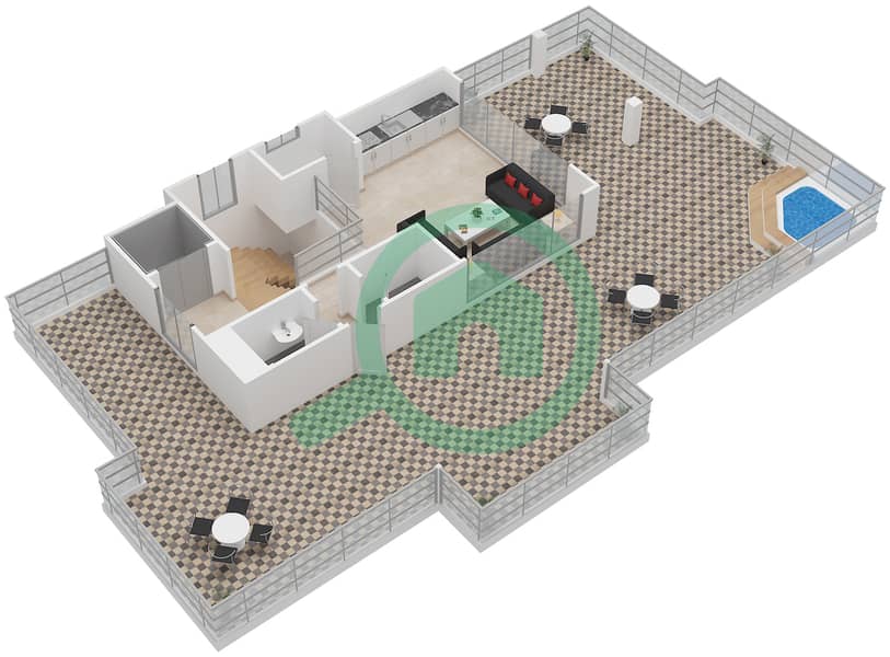 Discover (and save!) your own pins on pinterest. Floor Plans For Type A 4 Bedroom Villas In Balqis Residence Apartments Bayut Dubai