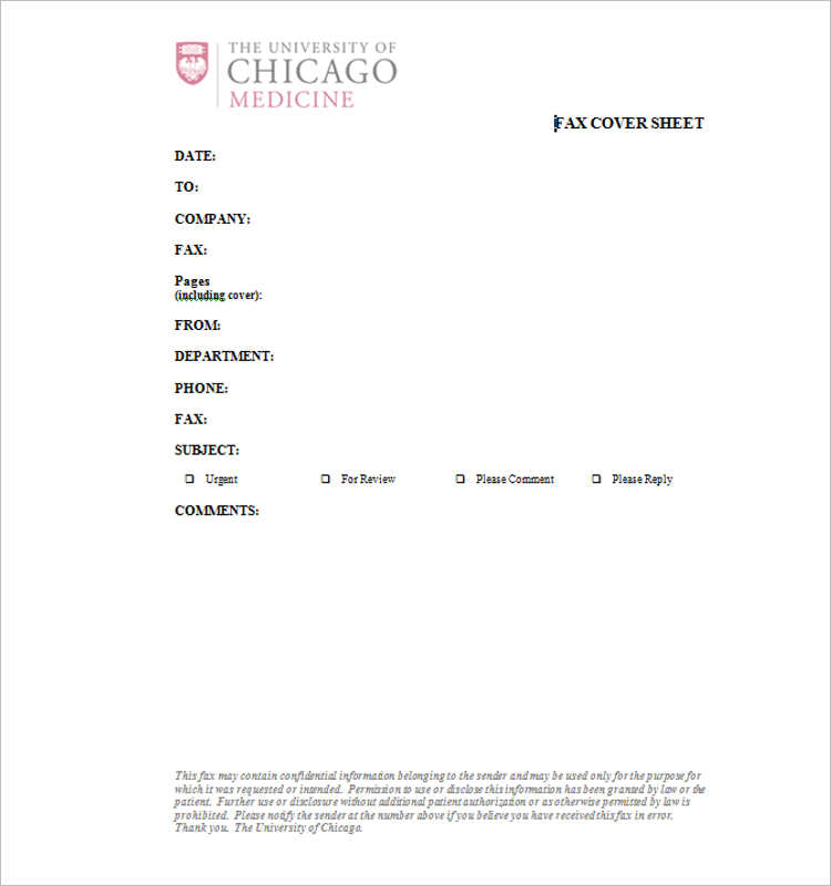 26 fax cover sheet templates free word pdf formats