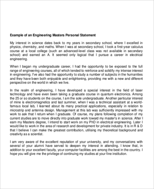 How to do a resume for a job with your college credits. 26+ Personal Statement Templates Free PDF, Word, Samples, Examples
