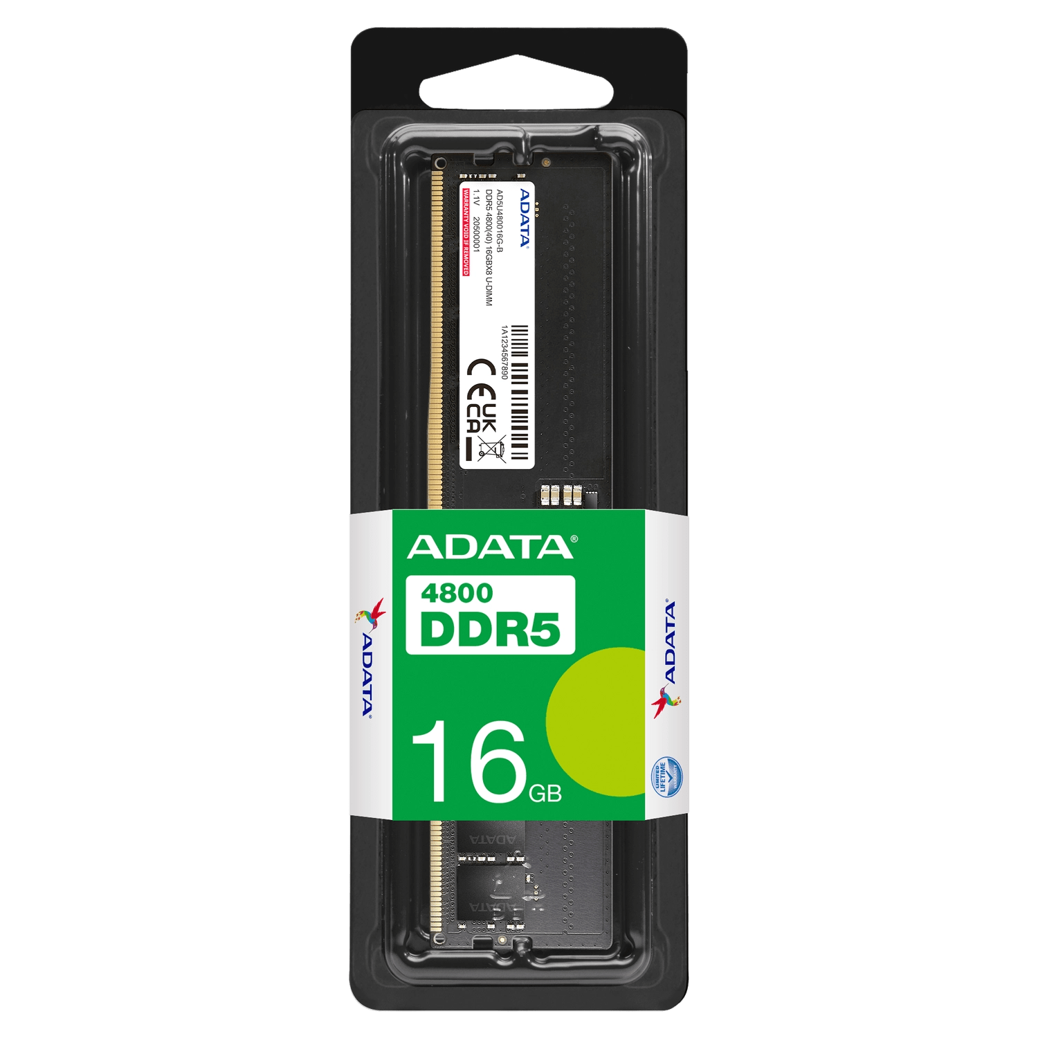 Memoria Ram UDIMM ADATA 16GB DDR5 4800MHz CL40 Memoria Ram UDIMM ADATA 16GB DDR5 4800MHz CL40