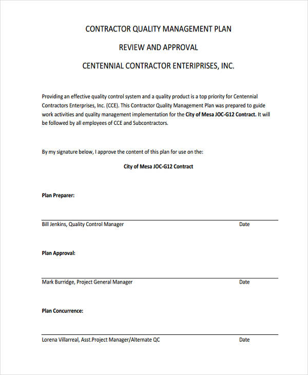 The plan is a repository of essential information that will ensure business operations can continue . 57+ Management Plan Examples in PDF | MS Word | Pages | Google Docs | Examples