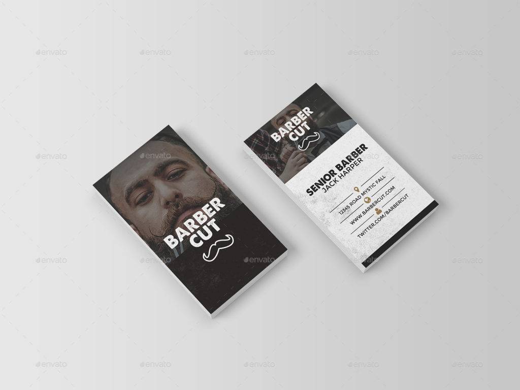 Airbrush makeup may be an additional $20 or more. barber business card