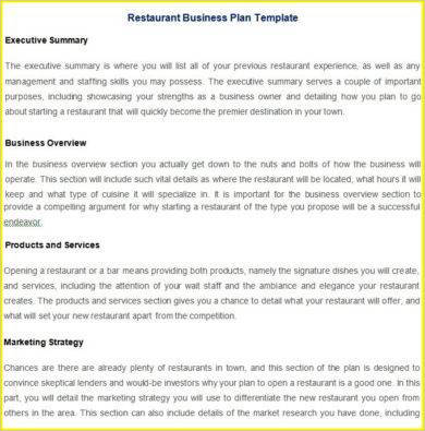 Proposal studi kelayakan bisnis proyek restoran dan cafe rumus ramalan dalam bentuk word excel lengkap gratis. 11 Restaurant Action Plan Examples In Pdf Google Docs Ms Word Pages Examples