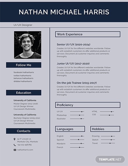 Doing well on the ac. free modern resume sample