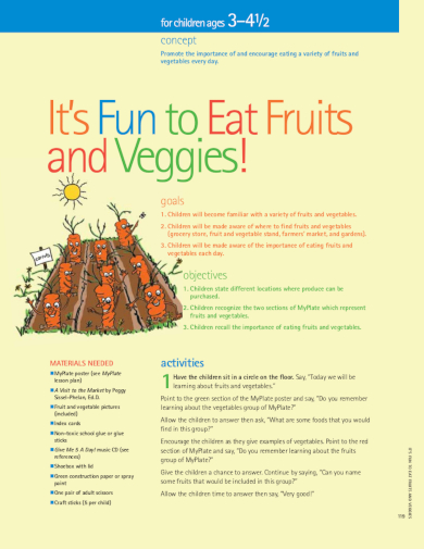 These days the only thing that makes me amorous is looking at my meal. healthy eating kindergarten lesson