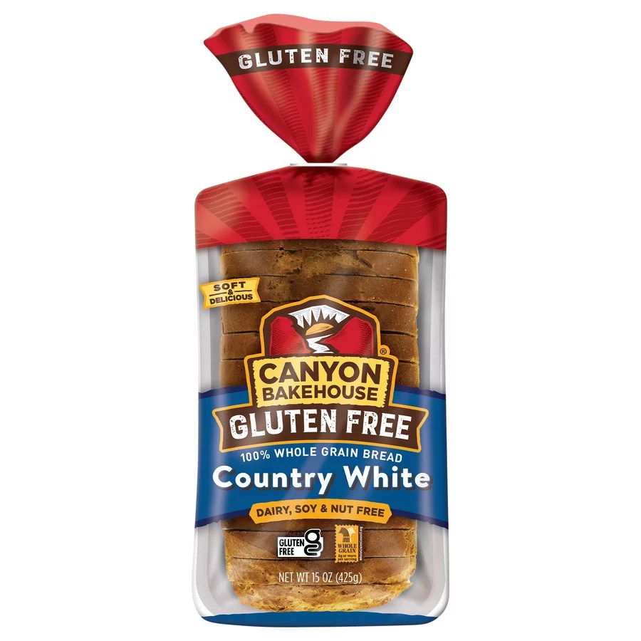 100% gluten, peanut, and treenut (except coconut) free! Canyon Bakehouse Gluten Free Country White Bread Shop Bread At H E B