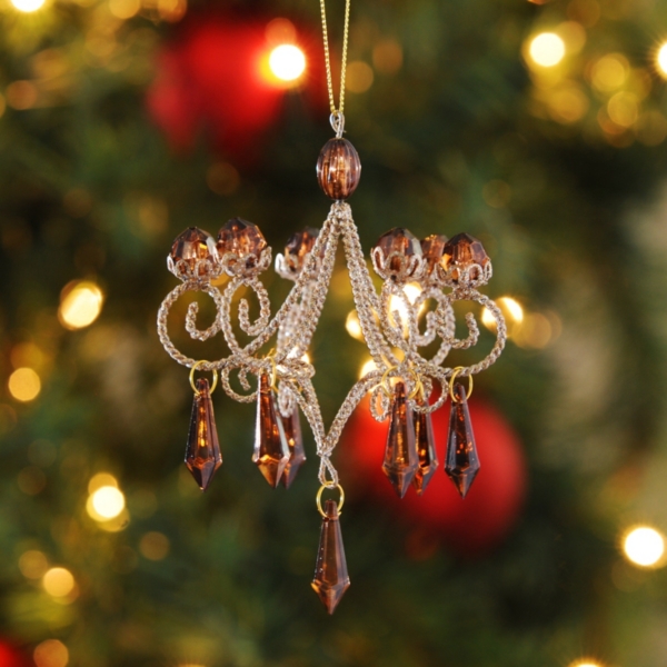 We offer a variety of finishes from rustic patinas to jewel. Champagne Jeweled Chandelier Ornament Kirklands