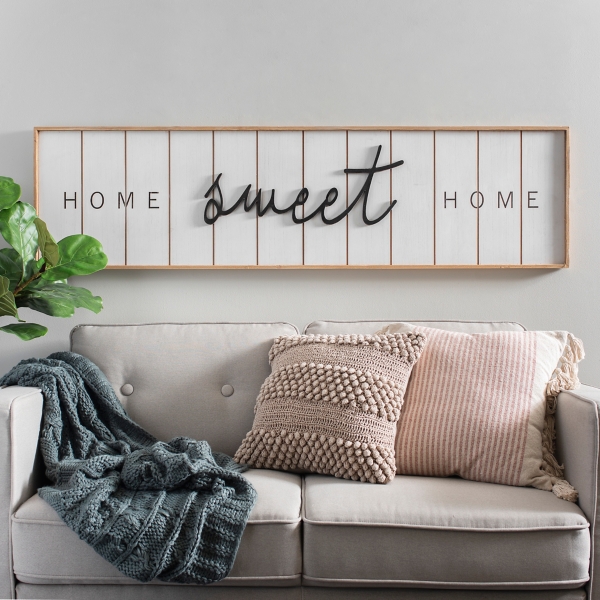 Stephanie montes is a freelance contributor covering all things home design, beauty, and lifestyle. Home Sweet Home Framed Wooden Plaque Kirklands