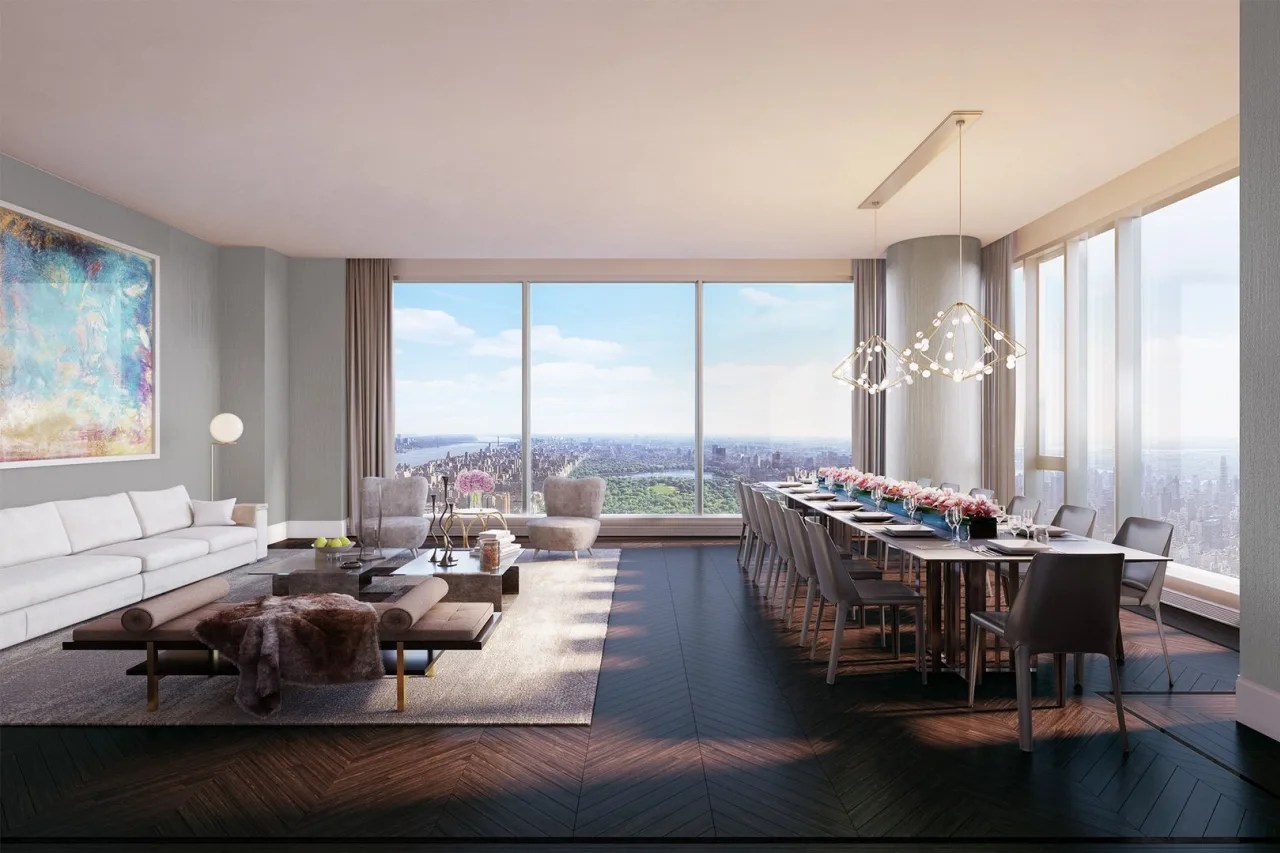 An average single bedroom apartment in manhattan, ks is about 818 sq.ft., so it's definitely larger than your average studio, and even though it might cost more . Detailed Floor Plans of Central Park Tower Reveal Lavish