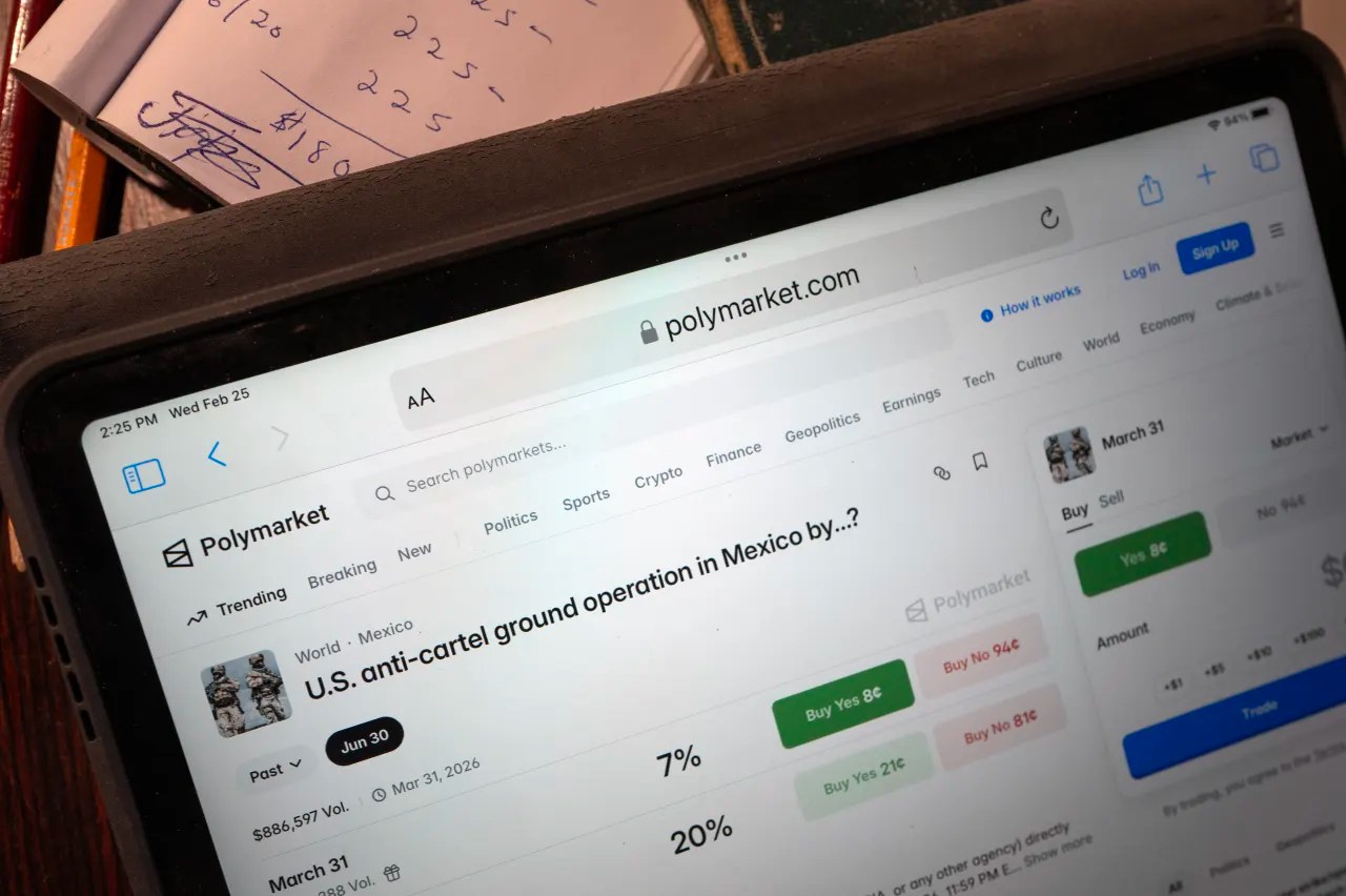 Prediction-market bets tied to Iran conflict stoke backlash over suspicions of insider trading