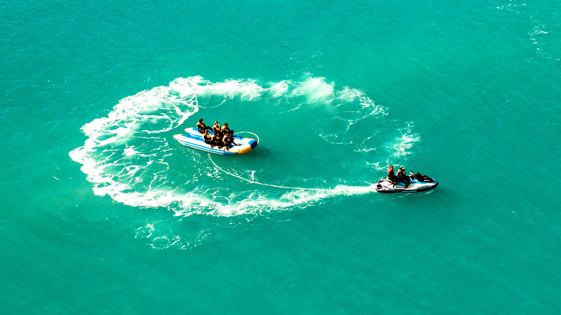 Aboard the matador, you'll spend two days sailing to snorkeling spots, . Airlie Beach Banana Boat Ride Experience Musement