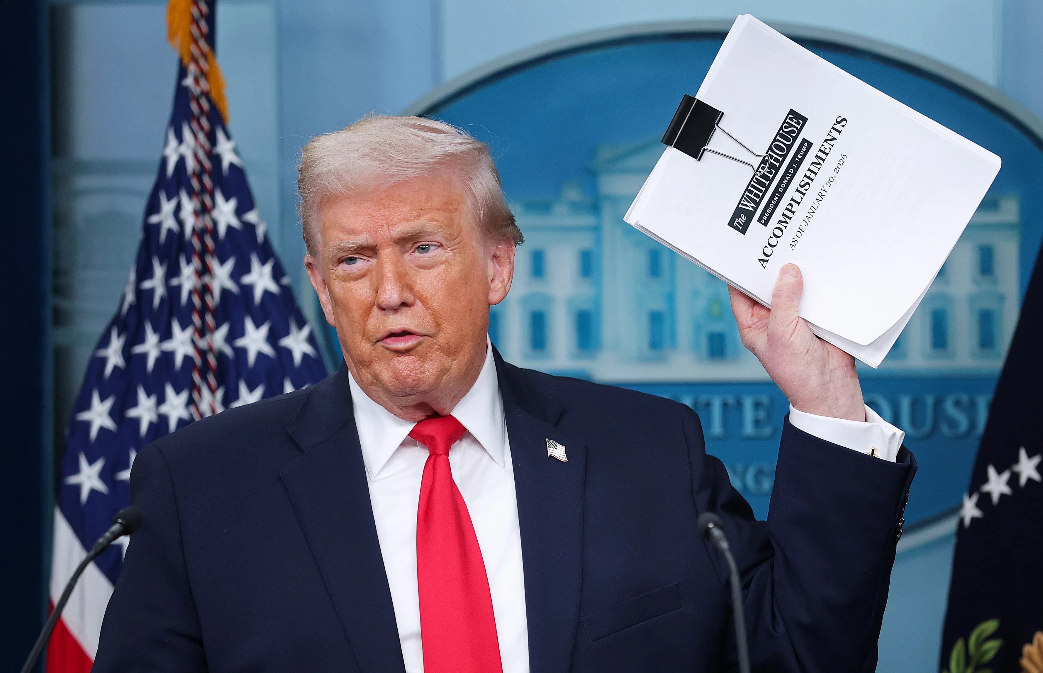 Trump Goes on Confused Rant When Asked About His 2026 Goals
