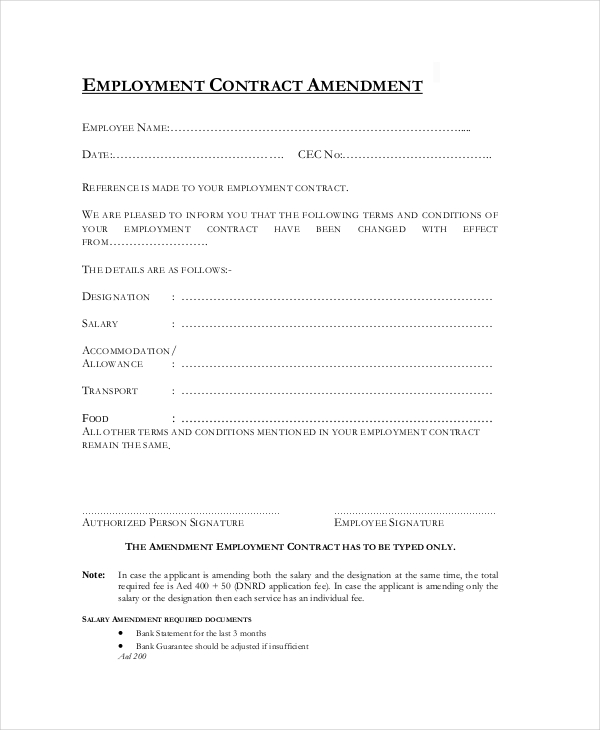 free 13 sample employment contract forms in pdf ms word