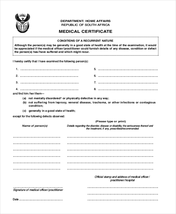 Here's a quick look at how this can be done. FREE 22+ Sample Medical Forms in PDF | Excel | Word