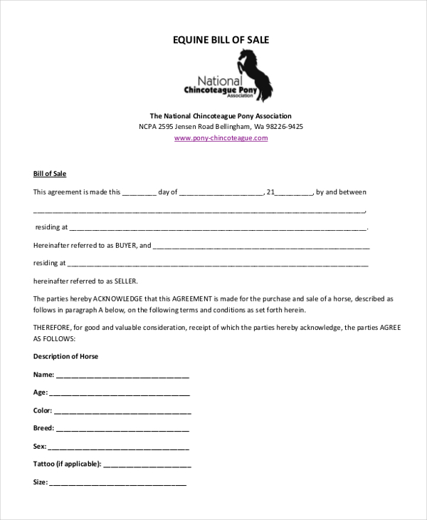 free 10 simple bill of sale forms in pdf ms word