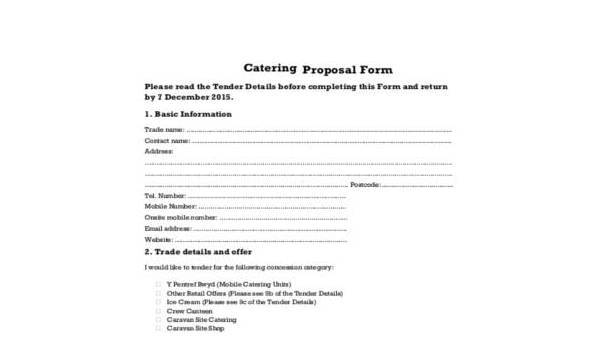 Nasi kotak | catering kantor | wedding catering. Free 9 Sample Catering Proposal Forms In Pdf Ms Word Excel