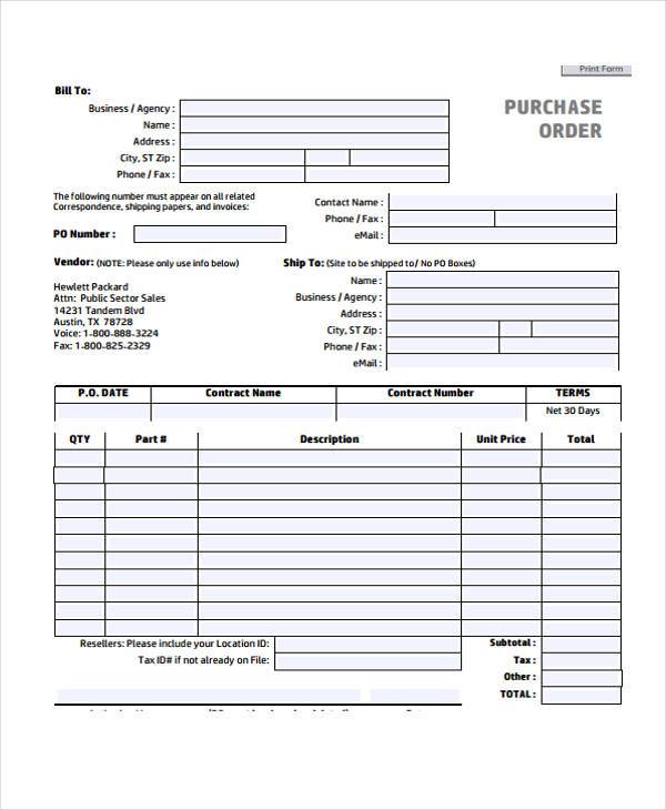 free 35 simple order forms in pdf excel ms word