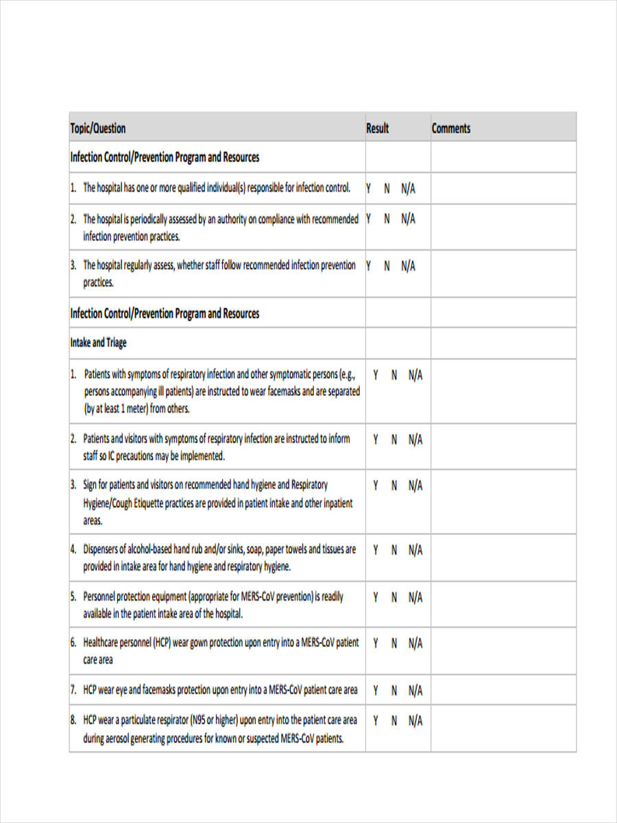 Risk Assessment Procedure Template